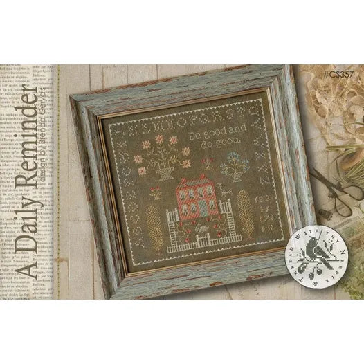 A Daily Reminder - With Thy Needle & Thread - Brenda Gervais - Cross Stitch Pattern