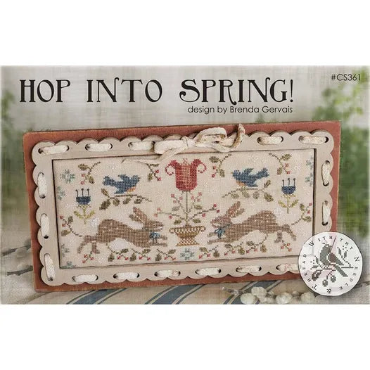 Hop into Spring - With Thy Needle & Thread - Brenda Gervais - Cross Stitch Pattern