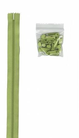 Zipper by the Yard - Chartreuse